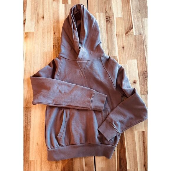 Athleta Moonrise Hoodie Sweatshirt in Mineral Brown - Picture 2 of 5